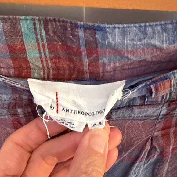 Madras Checker Wide-Leg Pants - Picture 3 of 11